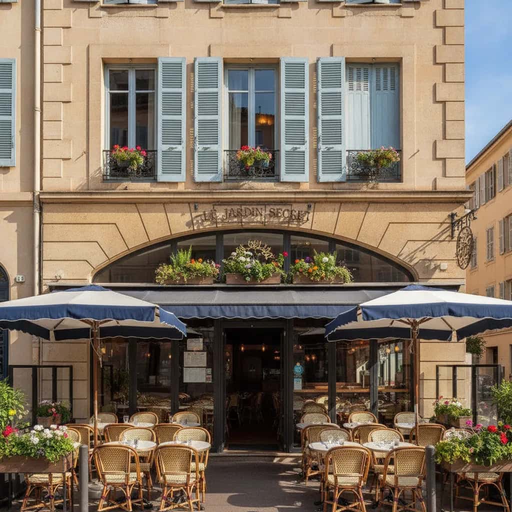 Restaurant 104m² à Nice : terrasse - licence IV
