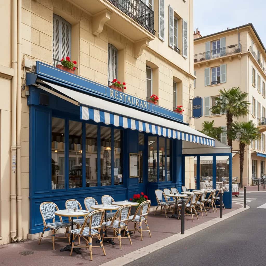 Restaurant 50m² à Nice : terrasse - licence IV