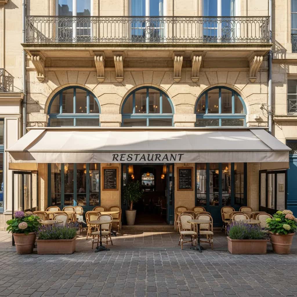 Restaurant 200m² à Nantes : terrasse - extraction