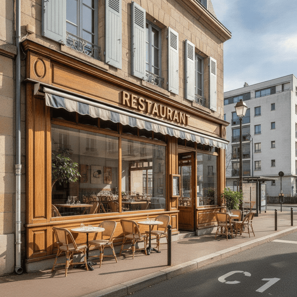 Restaurant 96m² à Rennes : extraction