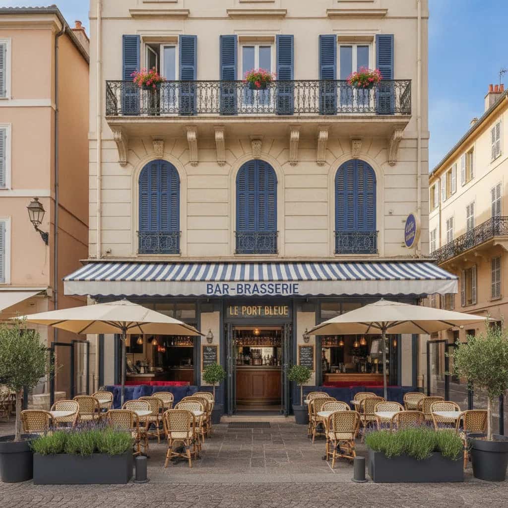 Bar-brasserie 170m² à Nice : terrasse - licence IV