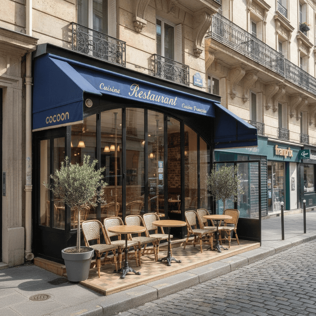 Restaurant 12 couverts à Paris : extraction