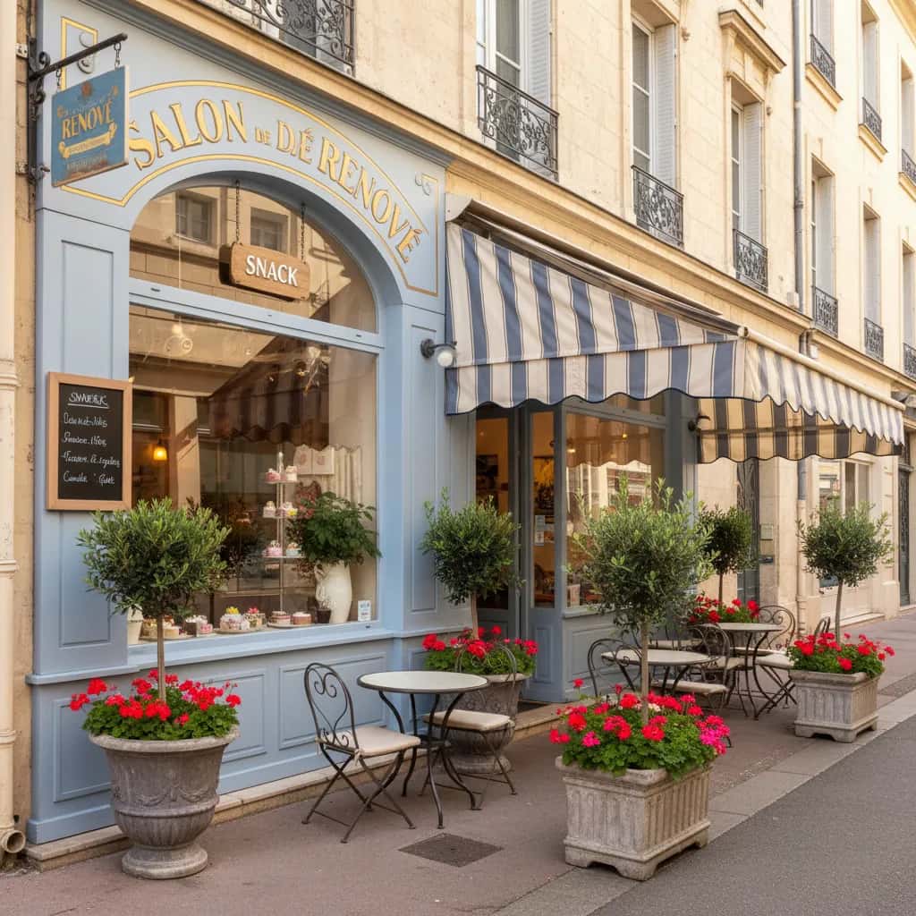 Snack 159m² à Montpellier : terrasse - cuisine équipée