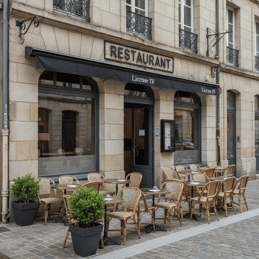 Restaurant à Rennes : terrasse - licence IV