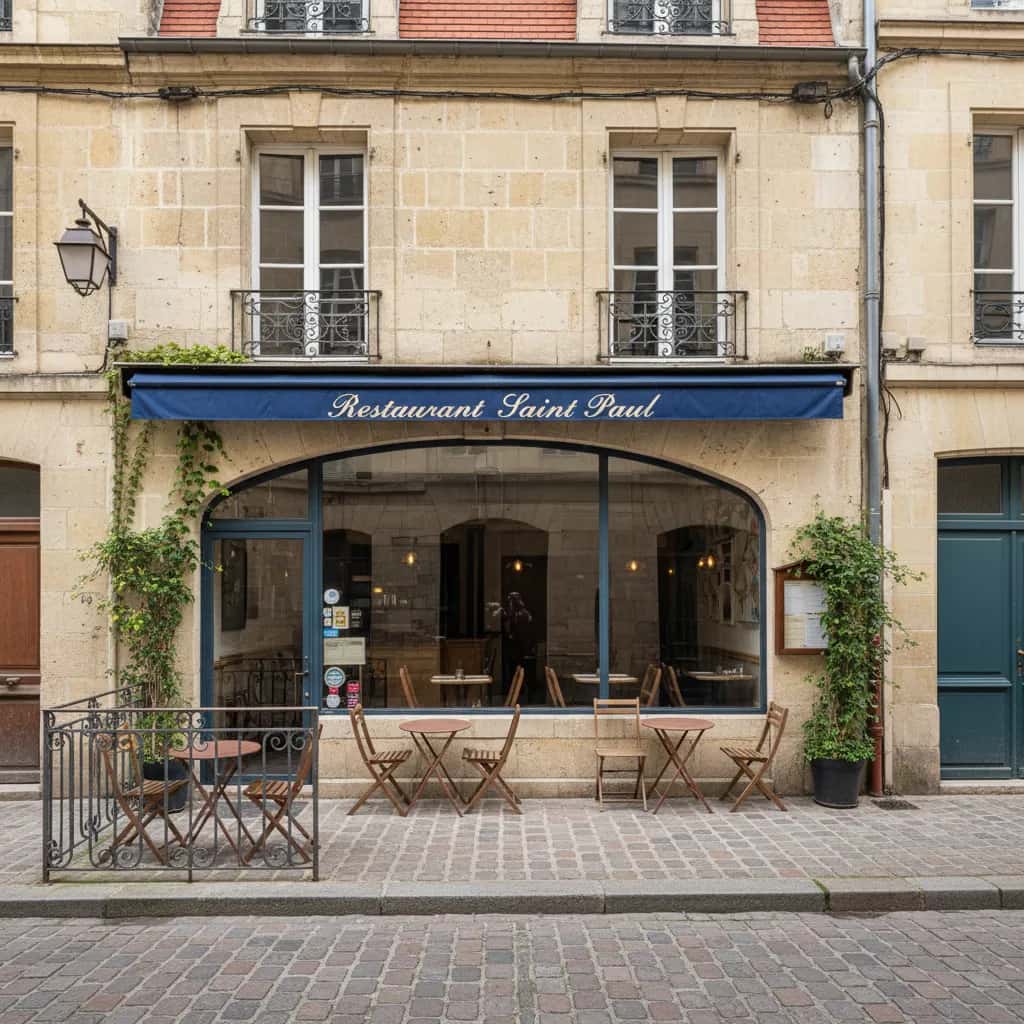 Restaurant 38m² à Bordeaux : terrasse - licence IV
