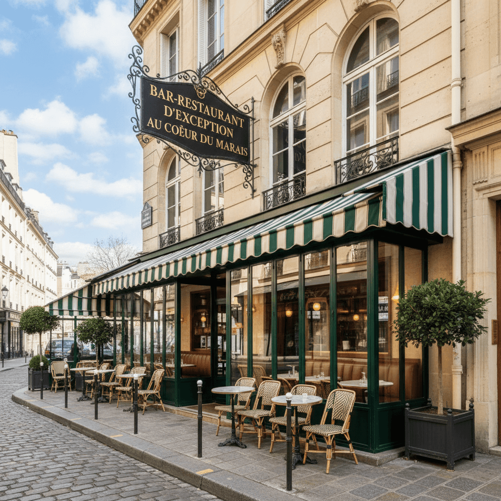 Bar-Restaurant d'Exception au Cœur du Marais