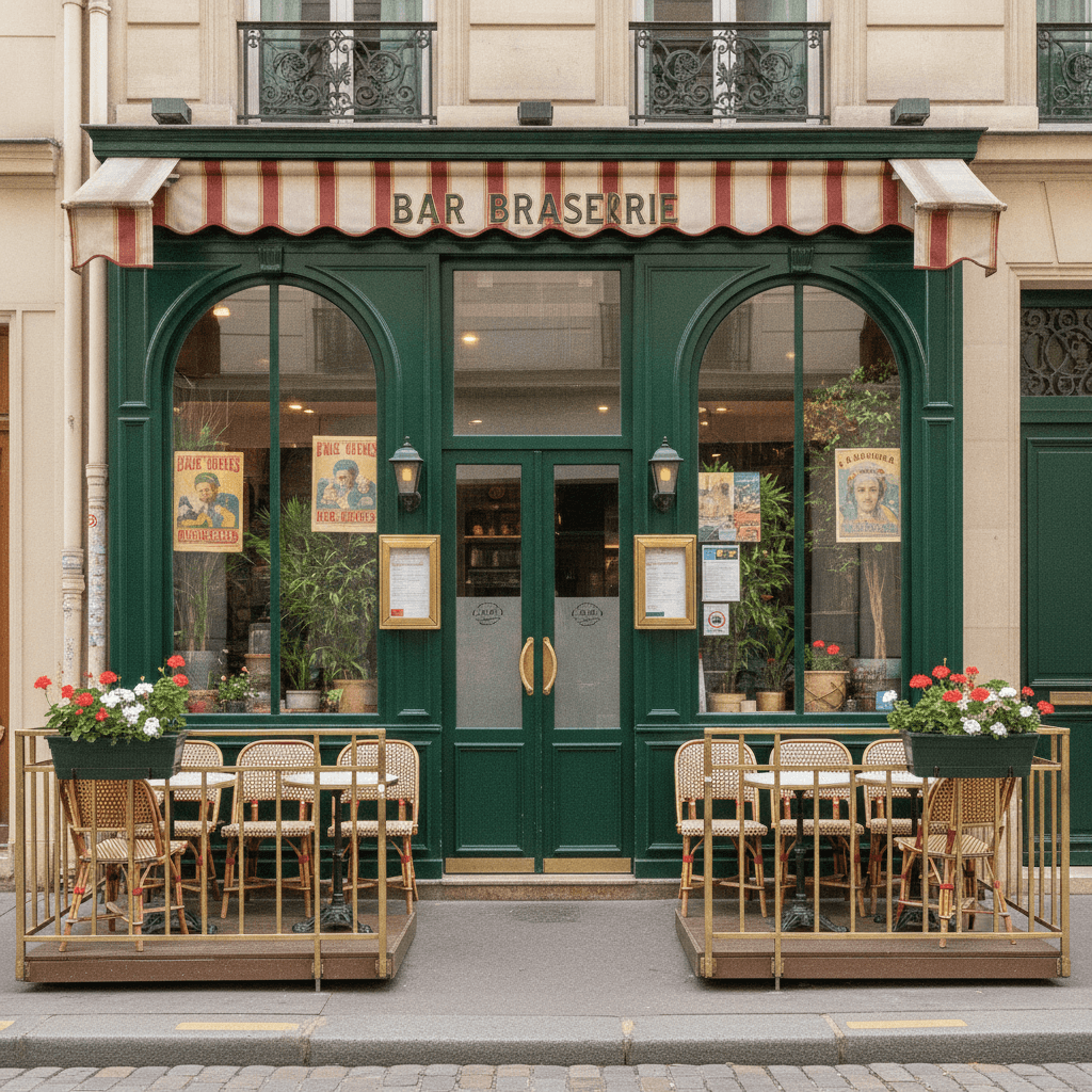 Bar-brasserie 20 couverts à Paris : licence IV - extraction