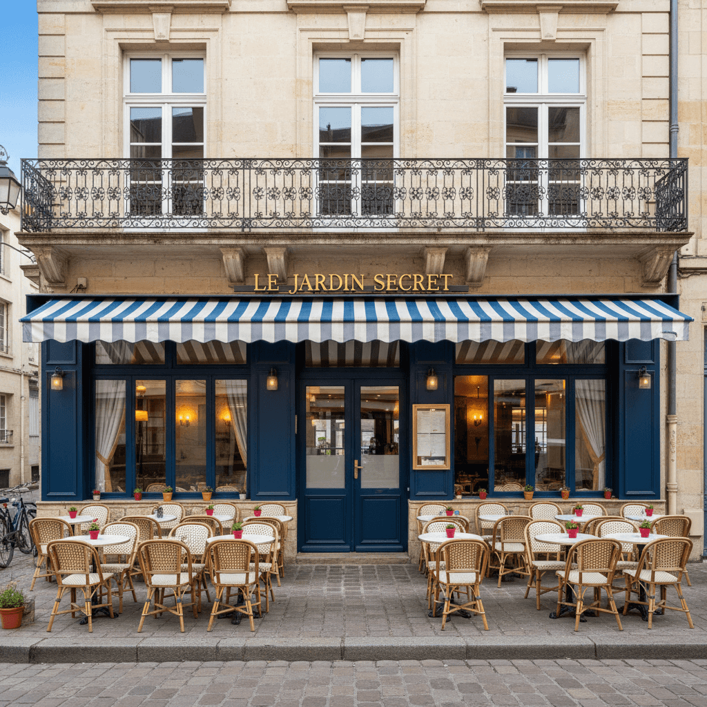Restaurant à Rouen : terrasse - extraction