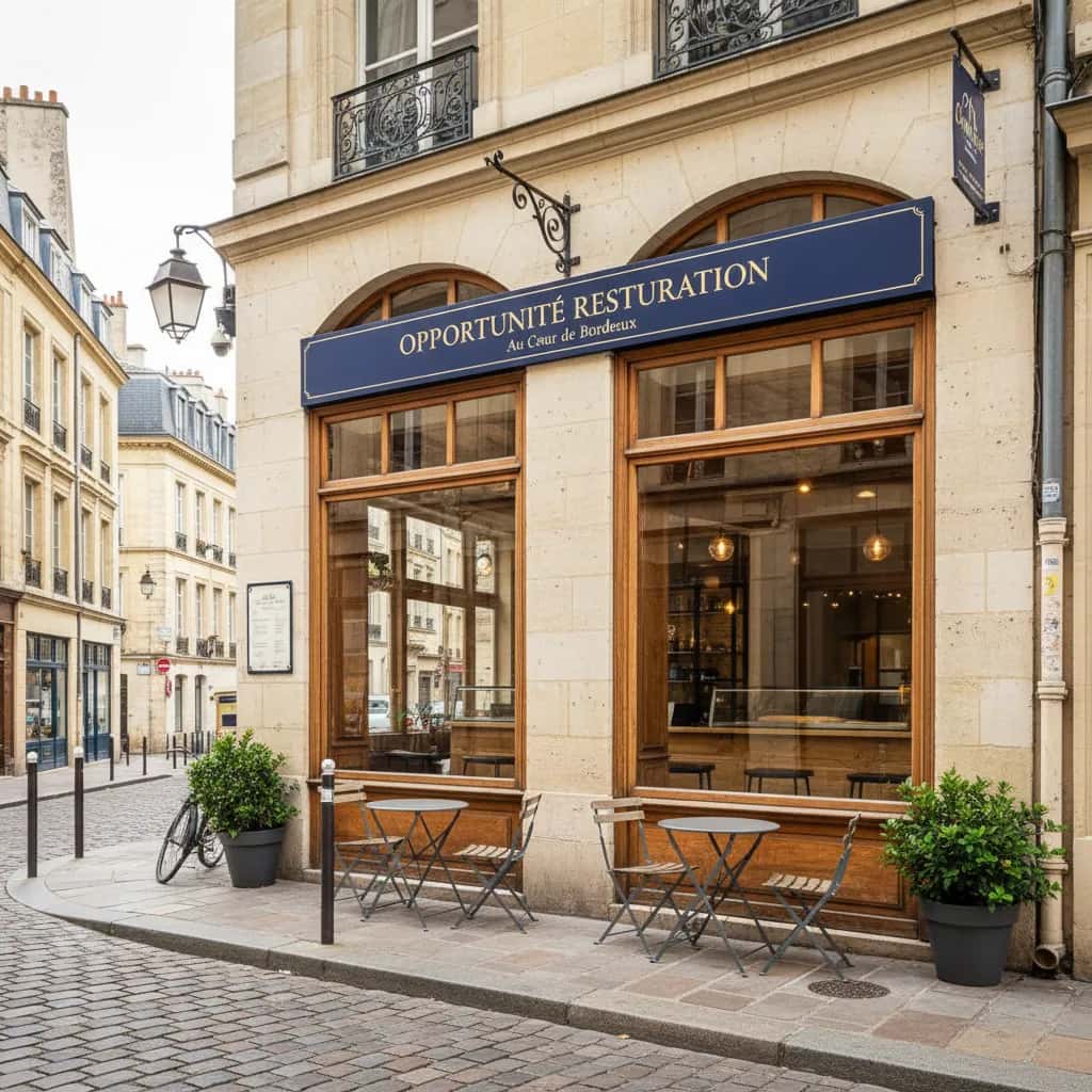 Snack 90m² à Bordeaux : cuisine équipée - cave/réserve