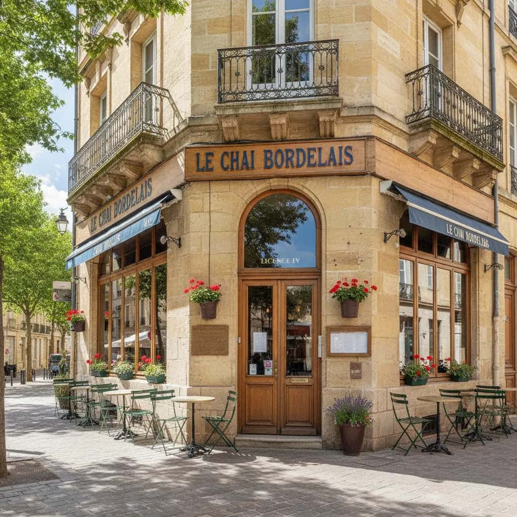Restaurant 46m² à Bordeaux : terrasse - licence IV