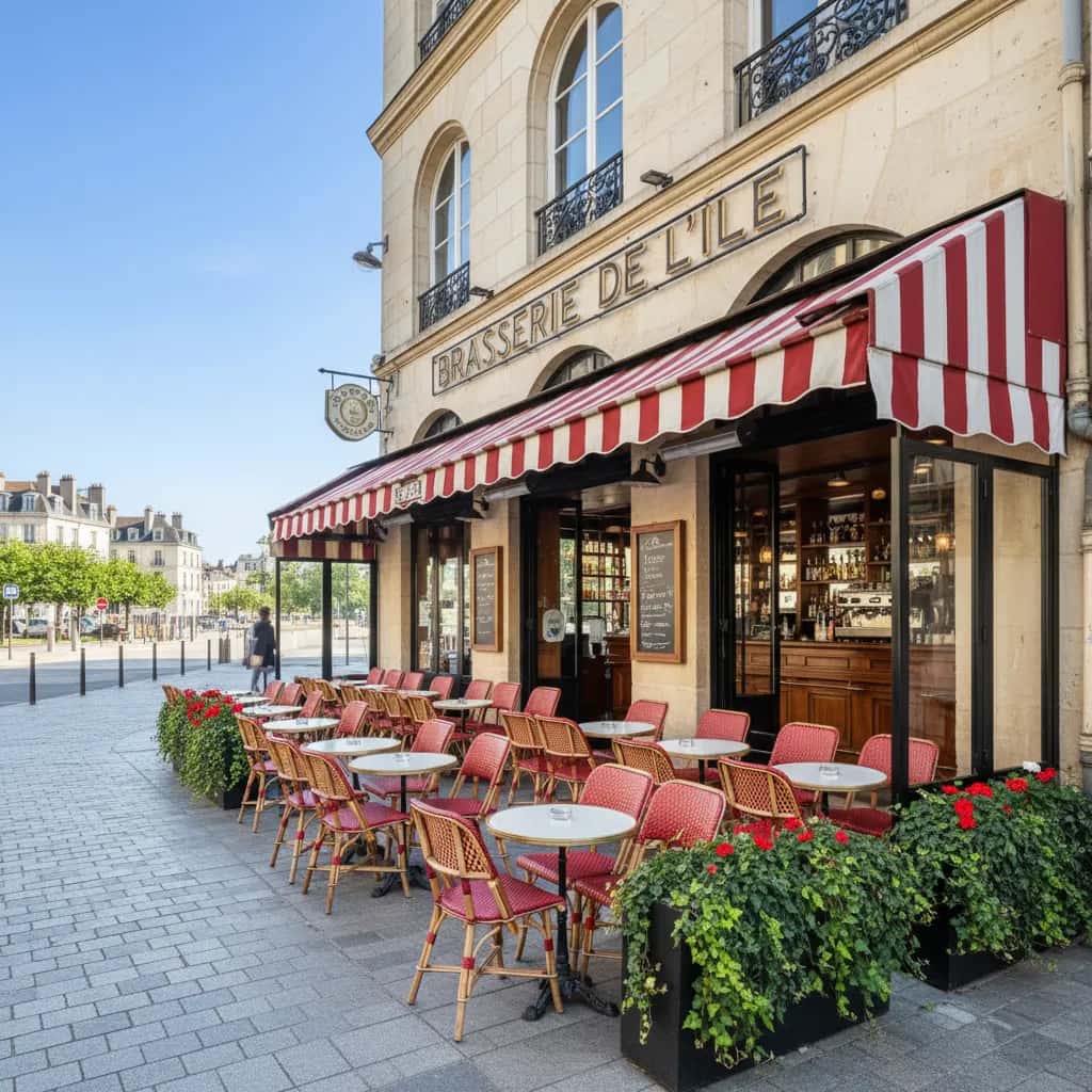 Bar-brasserie à Nantes : terrasse - licence IV