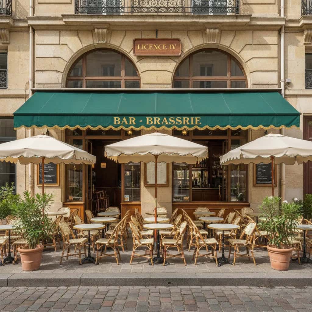 Bar-brasserie à Dijon : terrasse - licence IV