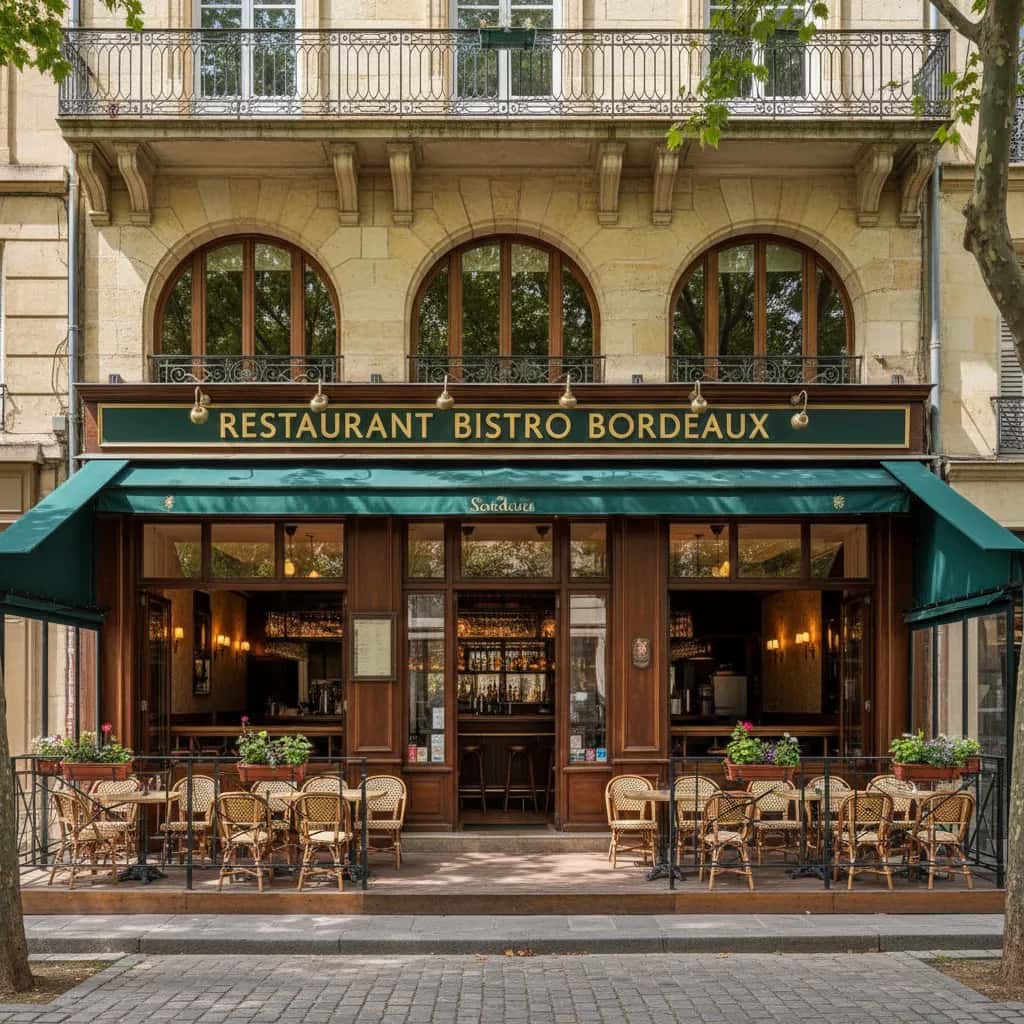 Restaurant 150m² à Bordeaux : terrasse - licence IV