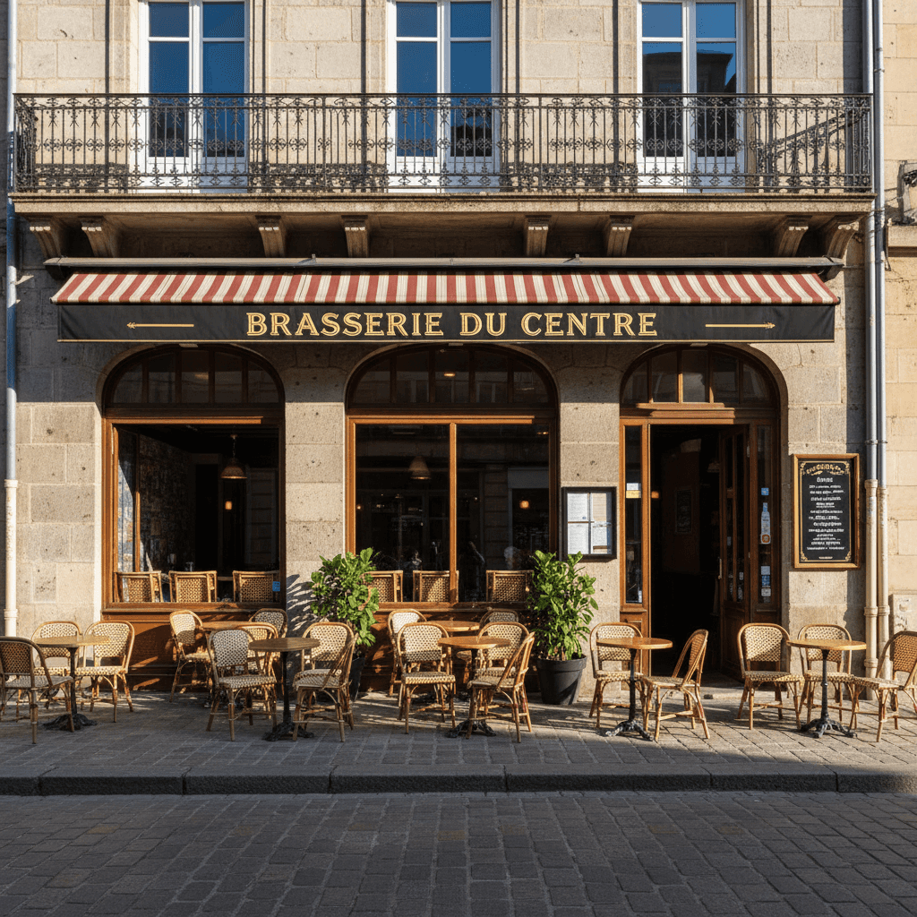 Bar-brasserie 100m² à Clermont-Ferrand : terrasse - licence IV