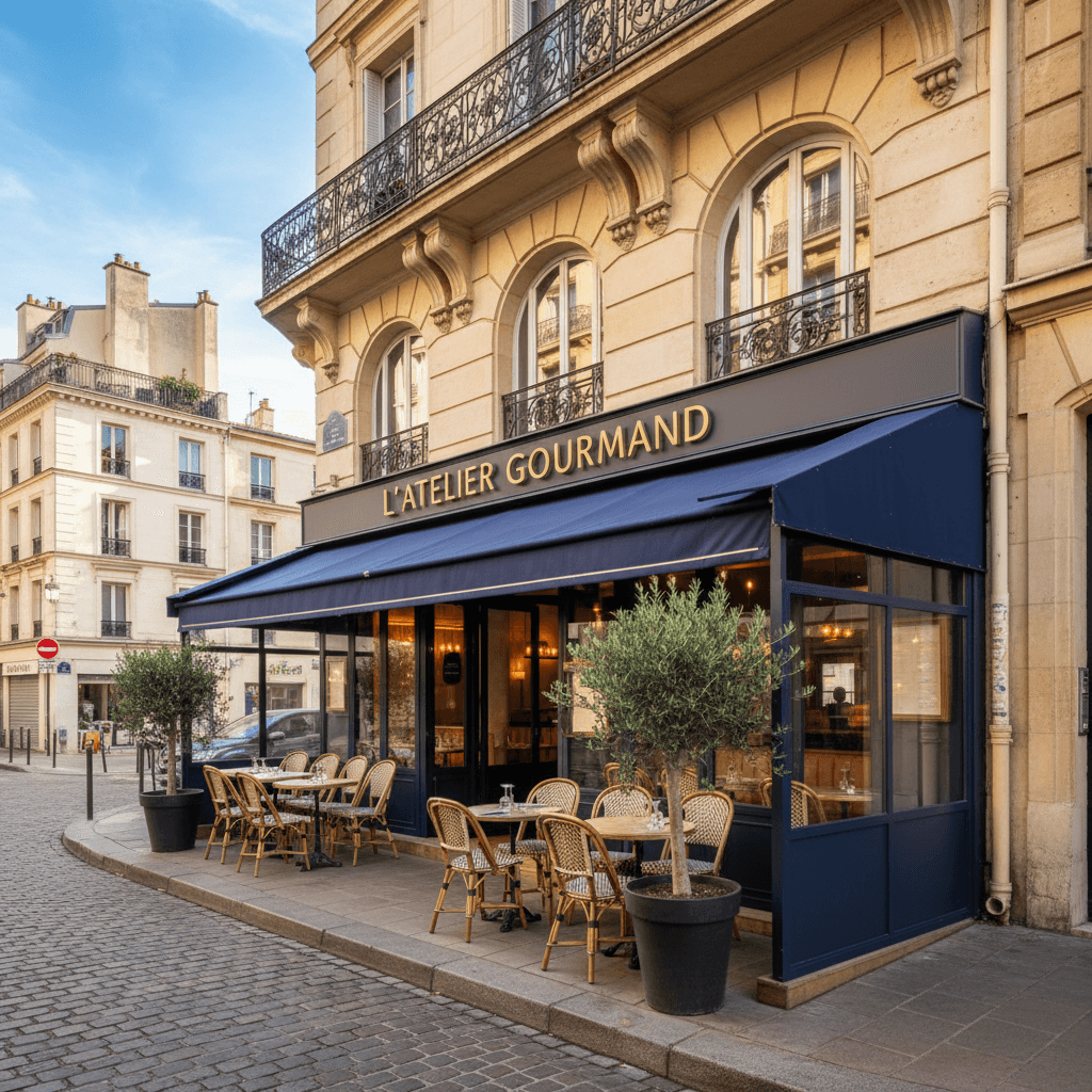 Restaurant à Marseille : terrasse - licence IV