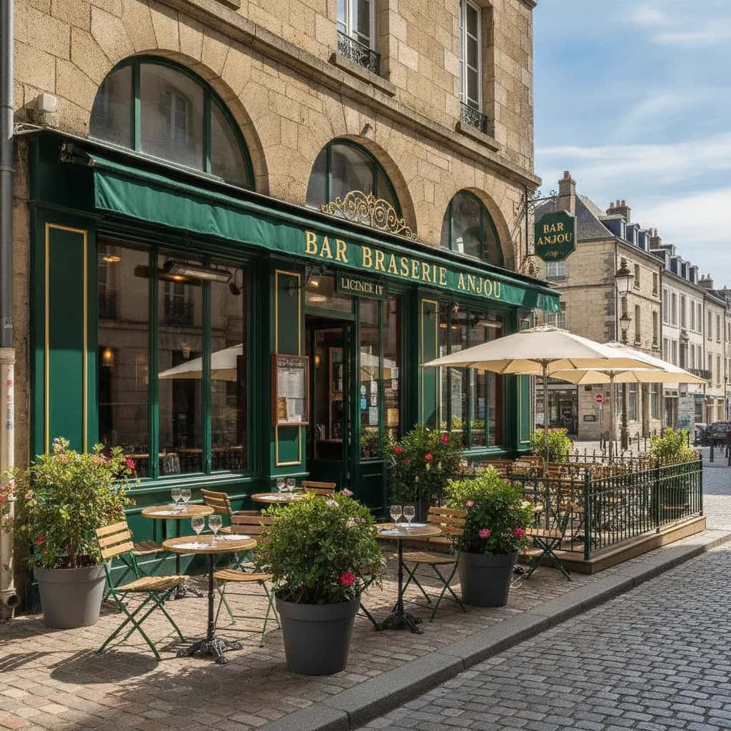 Bar-brasserie à Angers : terrasse - licence IV