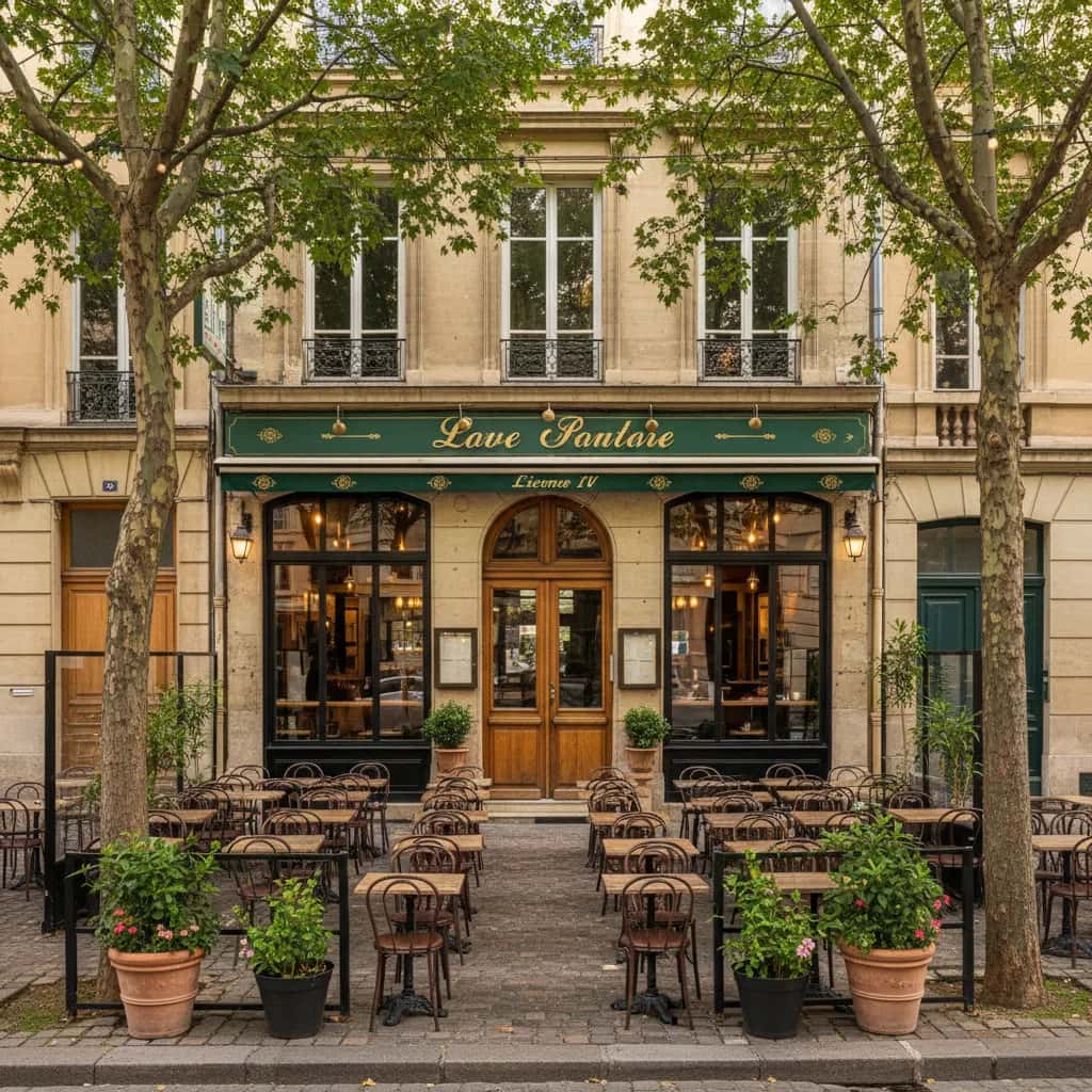 Restaurant à Lyon : terrasse - licence IV