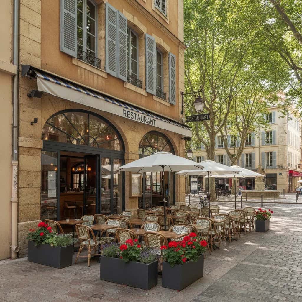 Restaurant 240m² à Montpellier : terrasse - licence IV