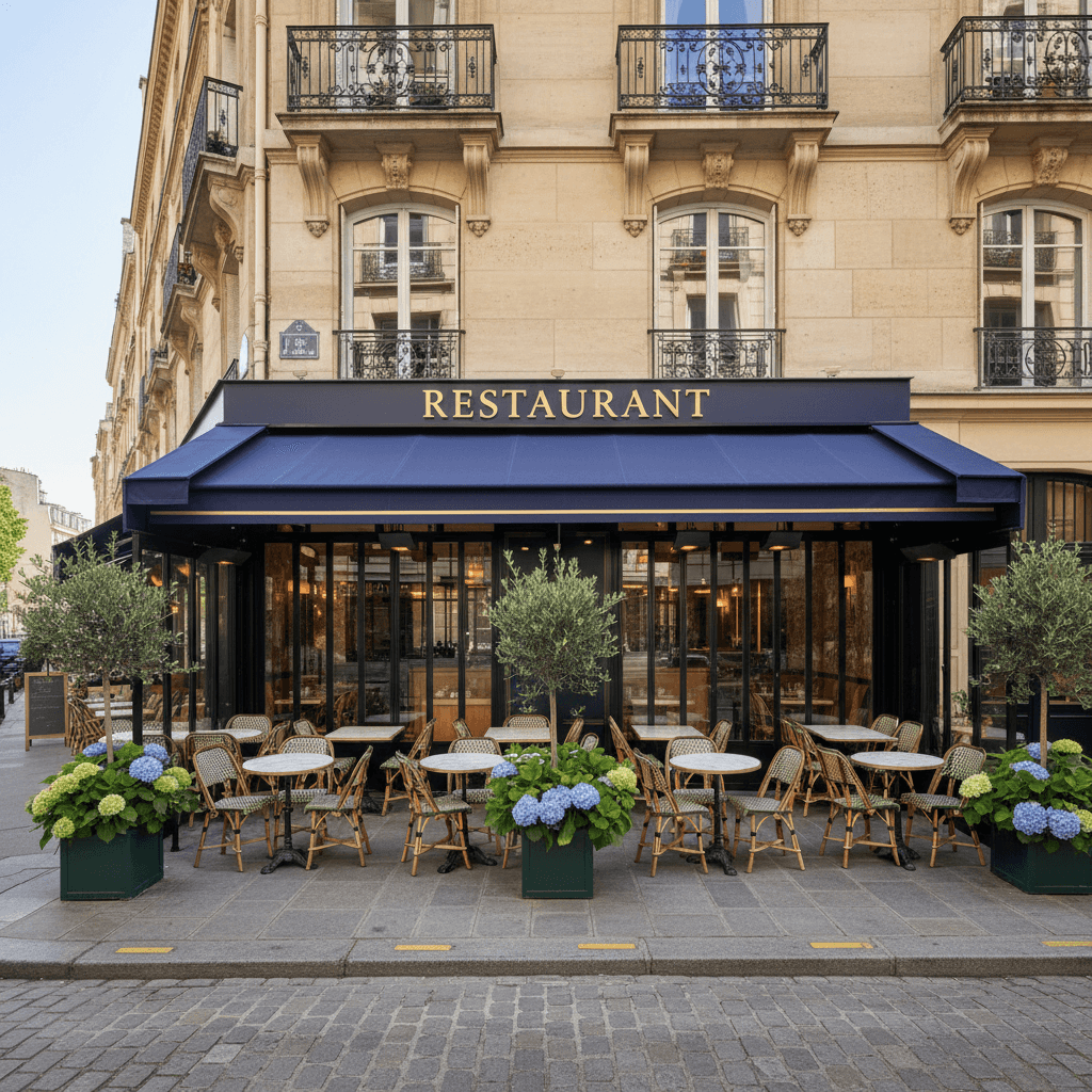 Restaurant rénové avec terrasse à Paris