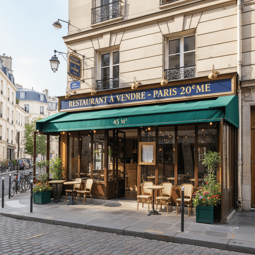 Restaurant à vendre - Paris 20ème, 45 m²
