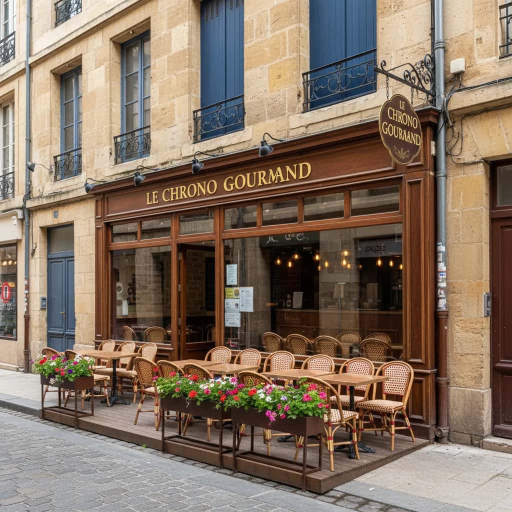 Fast-food 50m² à Bordeaux : terrasse - licence IV