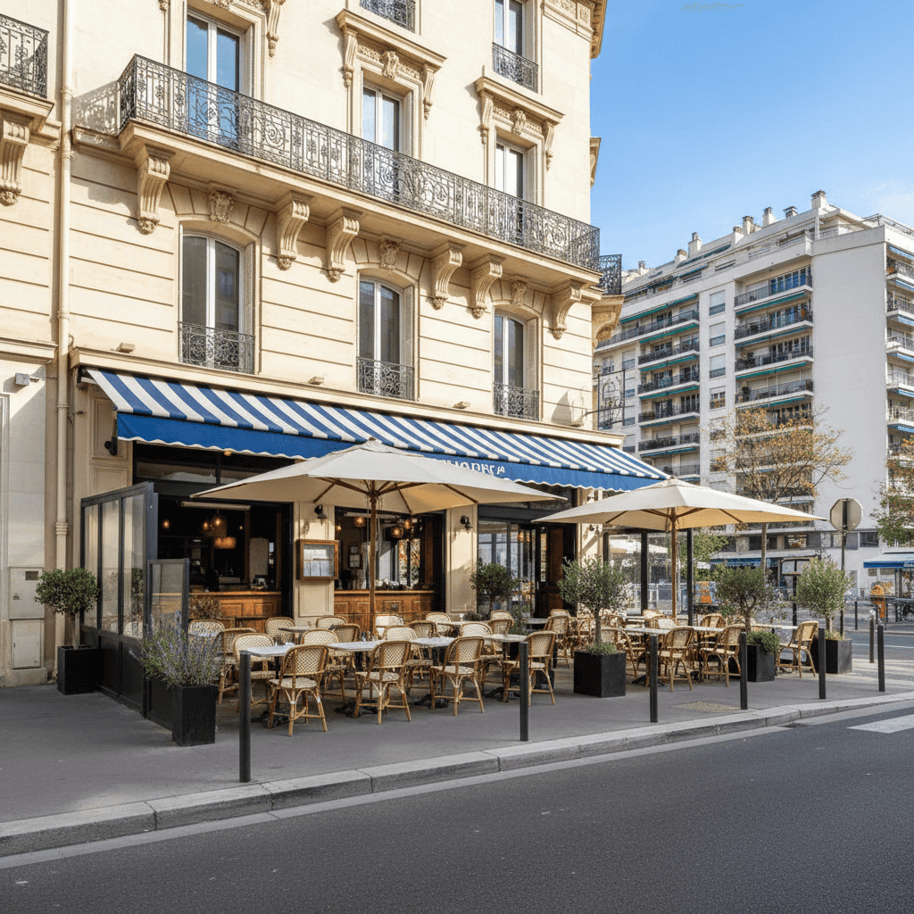 Restaurant 100m² à Marseille : terrasse - licence IV