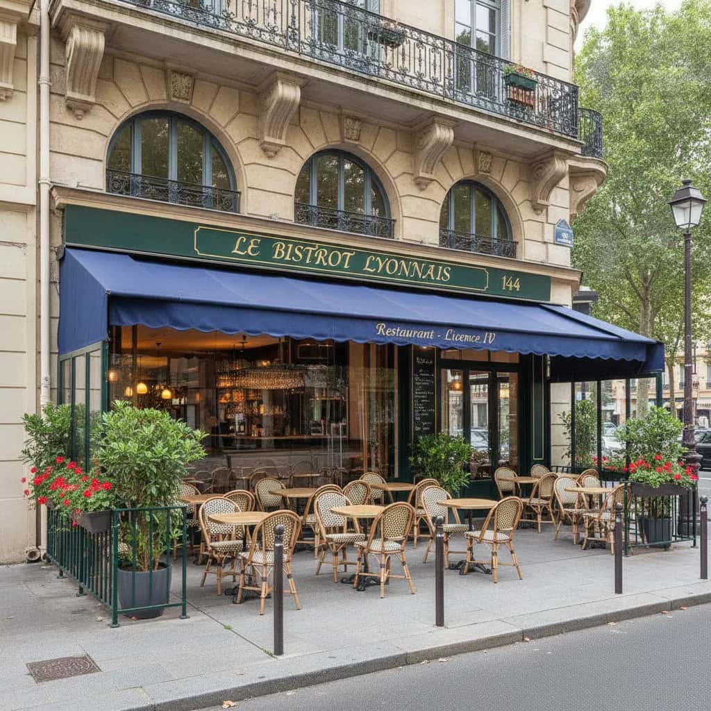 Restaurant 144m² à Lyon : terrasse - licence IV