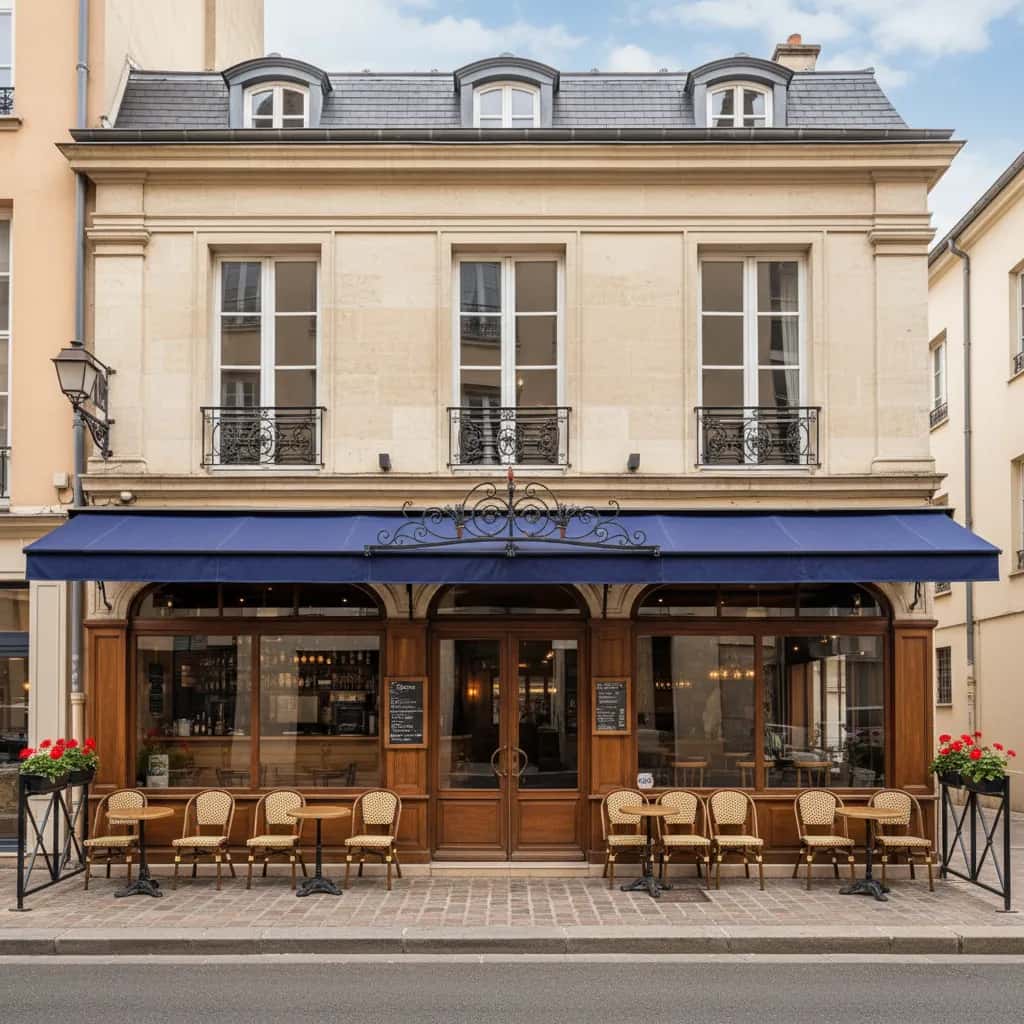 Restaurant 77m² à Lyon : terrasse - licence IV