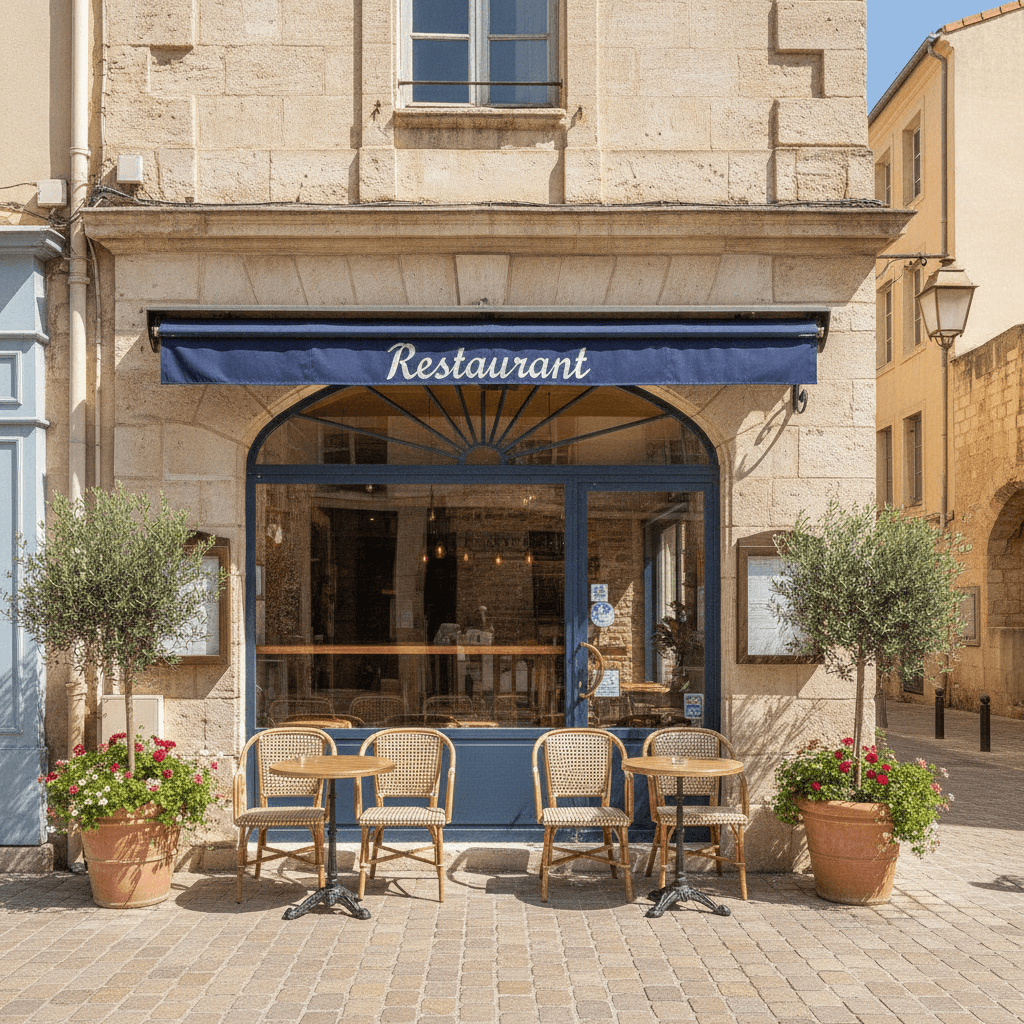Restaurant 11m² à Marseille : terrasse - licence IV