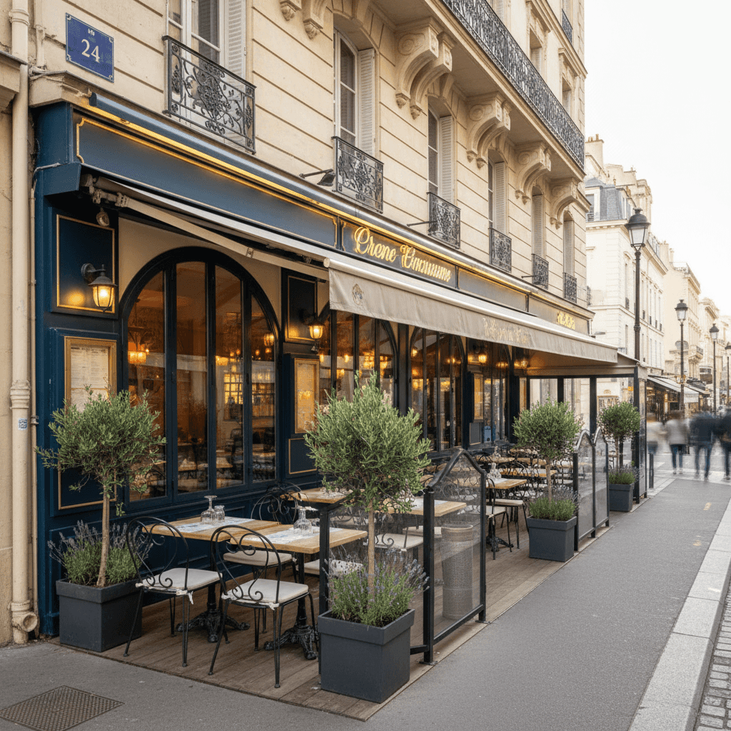 Restaurant à Marseille : terrasse - licence IV