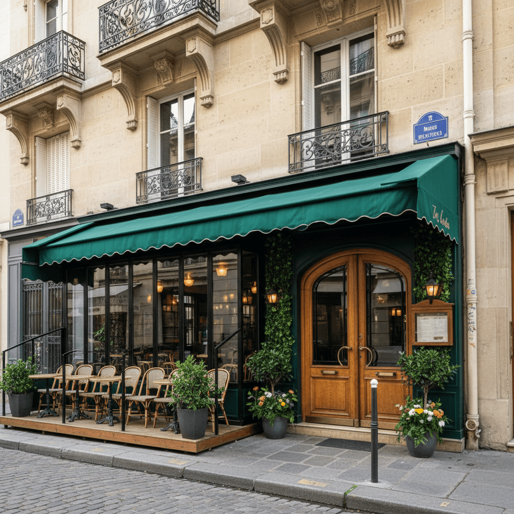 Restaurant 35 couverts à Paris : extraction - cuisine équipée