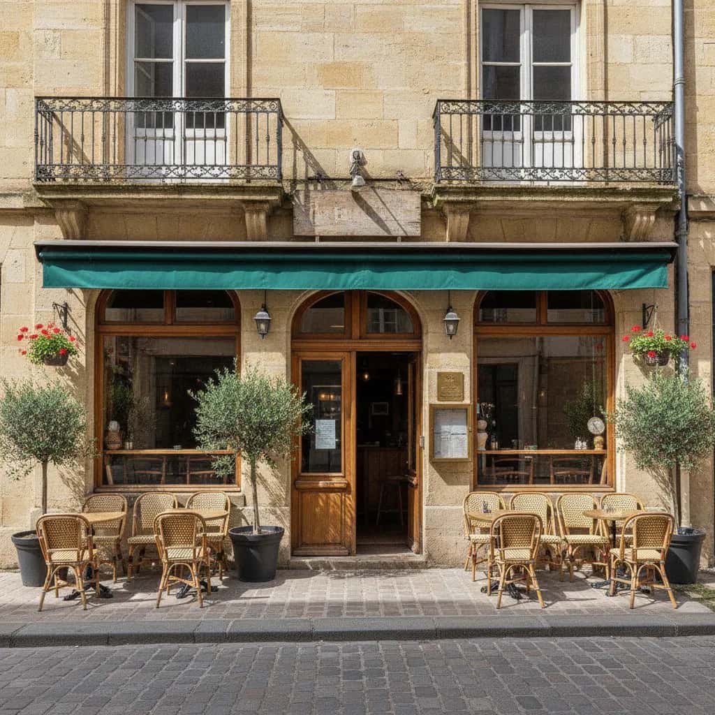 Restaurant à Bordeaux : terrasse - licence IV