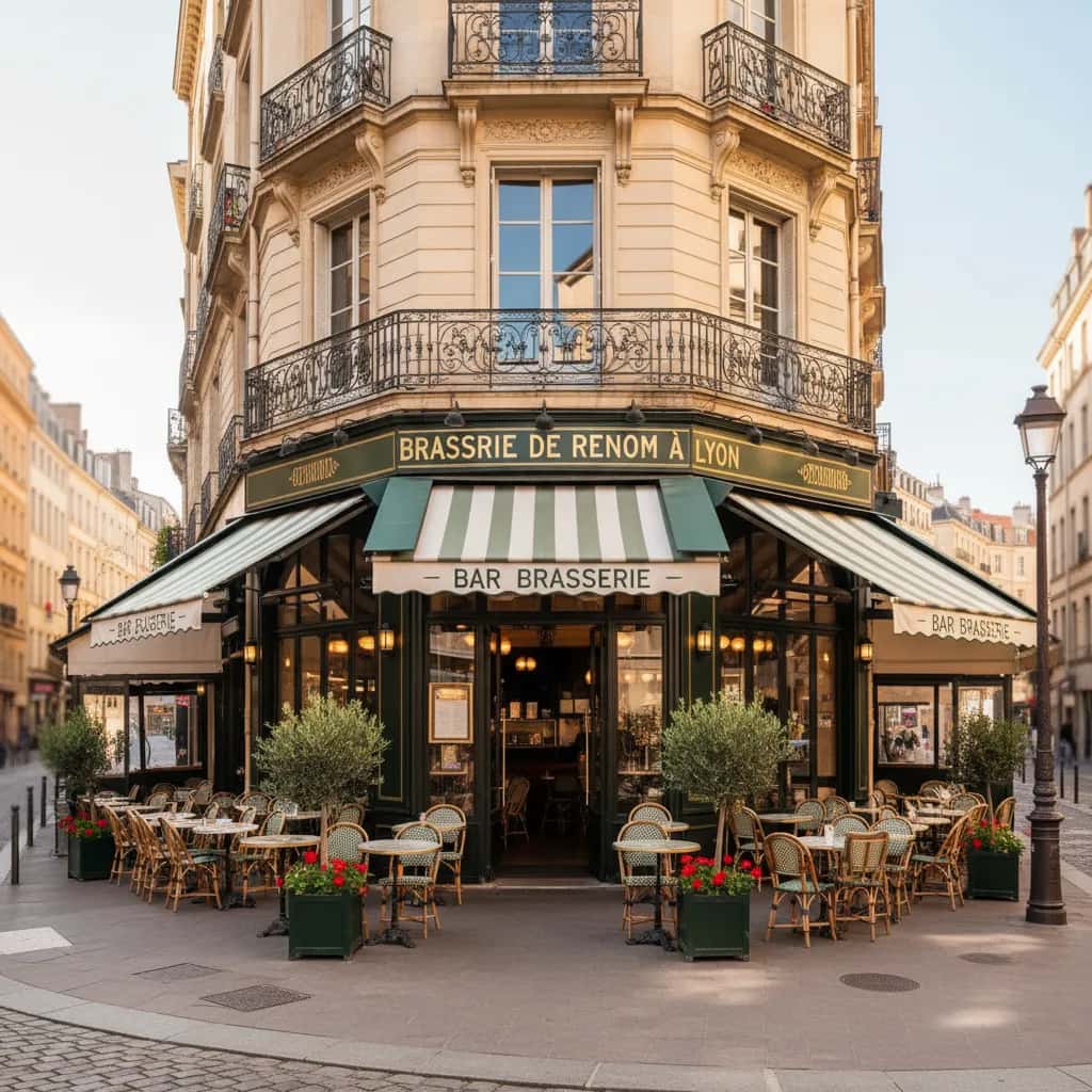 Bar-brasserie 290m² à Lyon : terrasse - licence IV