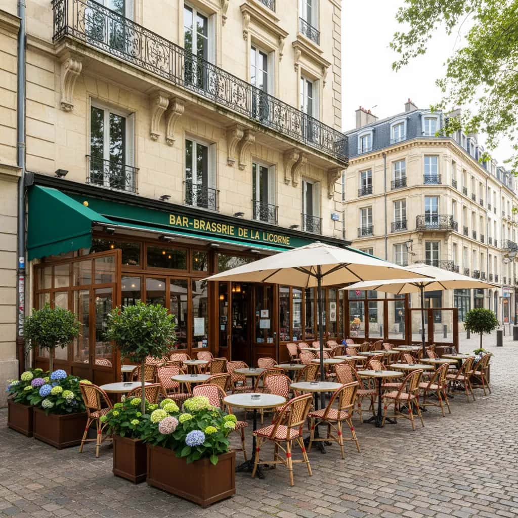 Bar-brasserie à Nantes : terrasse - licence IV