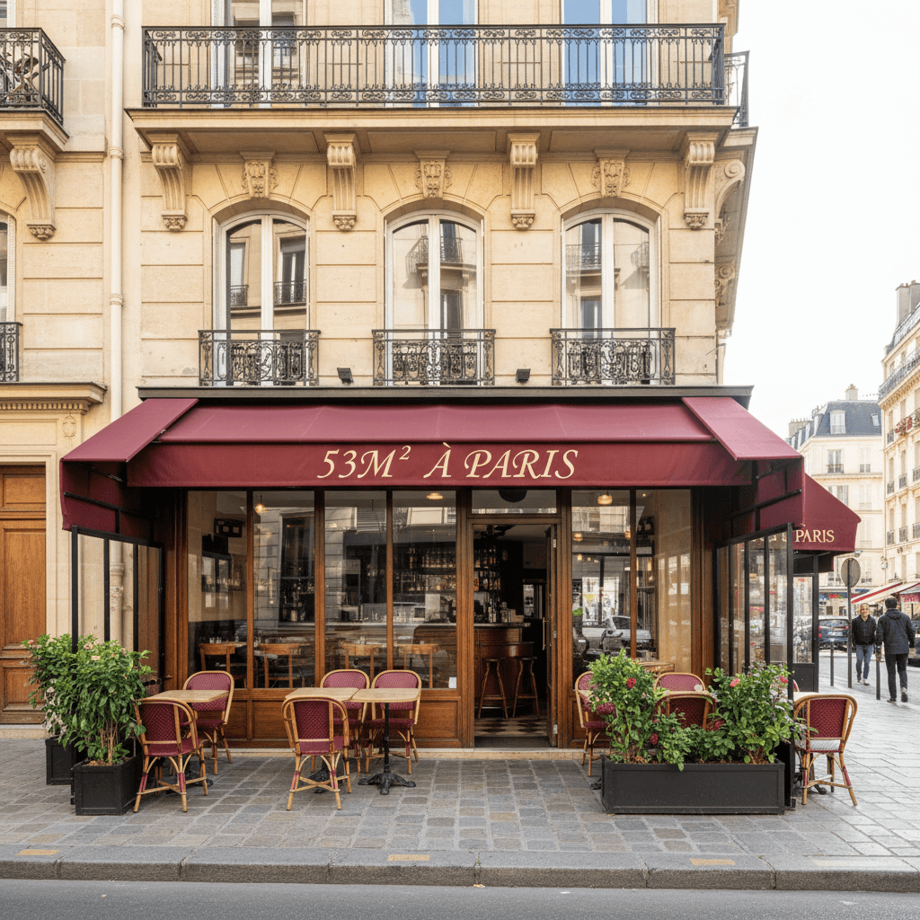 Murs et fonds 53m² à Paris