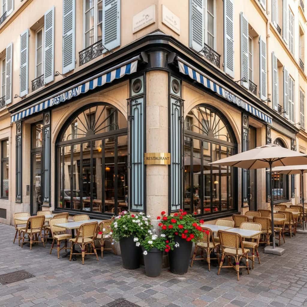 Restaurant 380m² à Lyon : terrasse - licence IV
