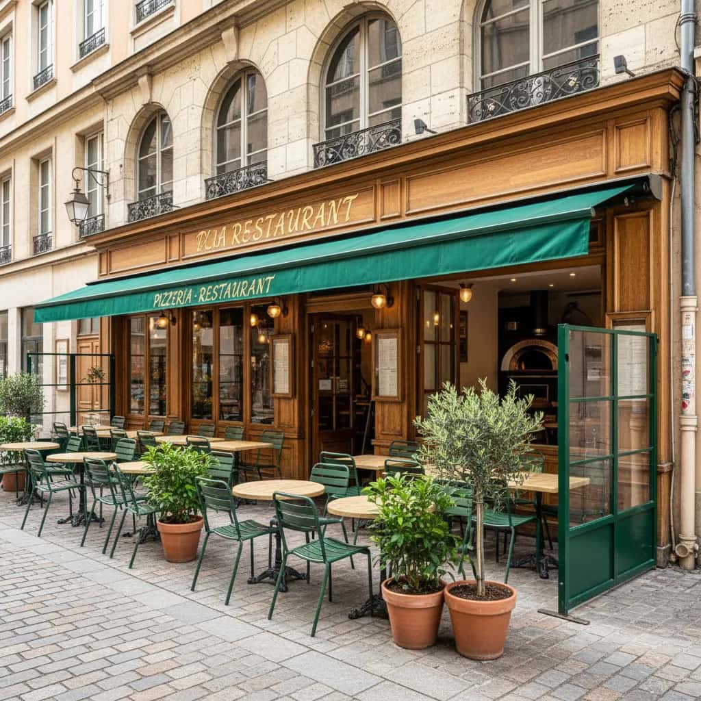 Restaurant 50m² à Lyon : terrasse