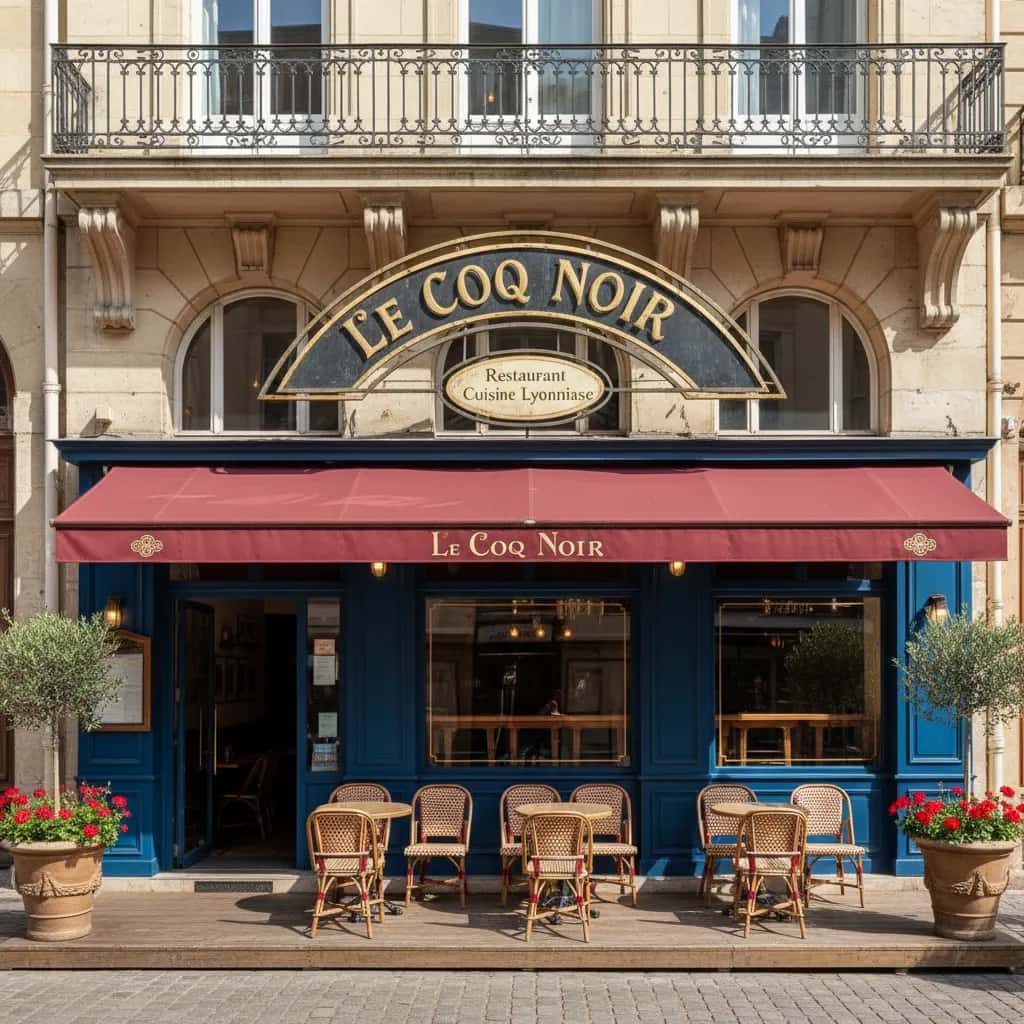 Restaurant 22 couverts à Lyon : terrasse - extraction