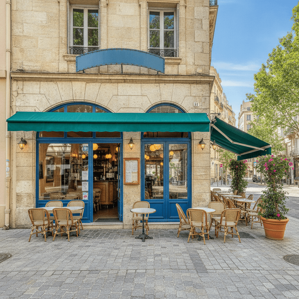 Bar-brasserie 91m² à Marseille : terrasse - licence IV