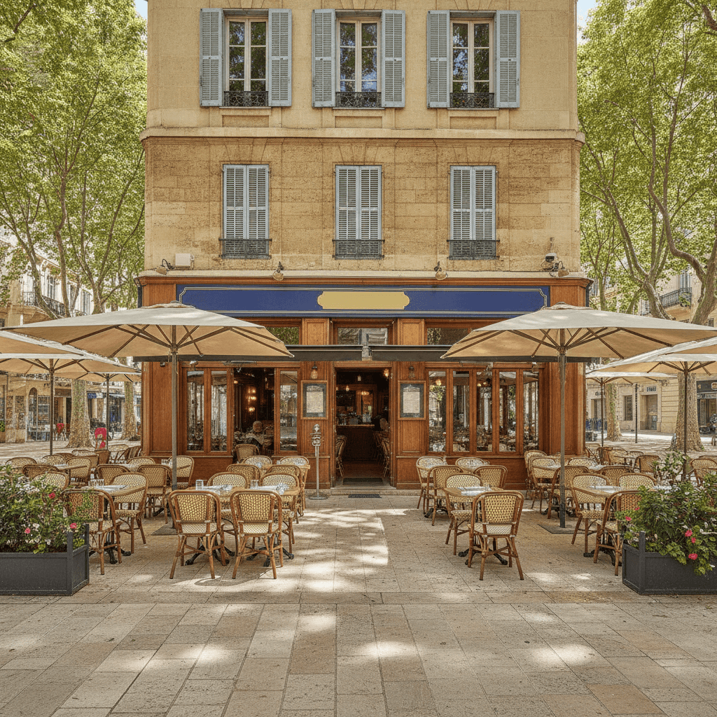 Restaurant 140m² à Marseille : terrasse - licence IV