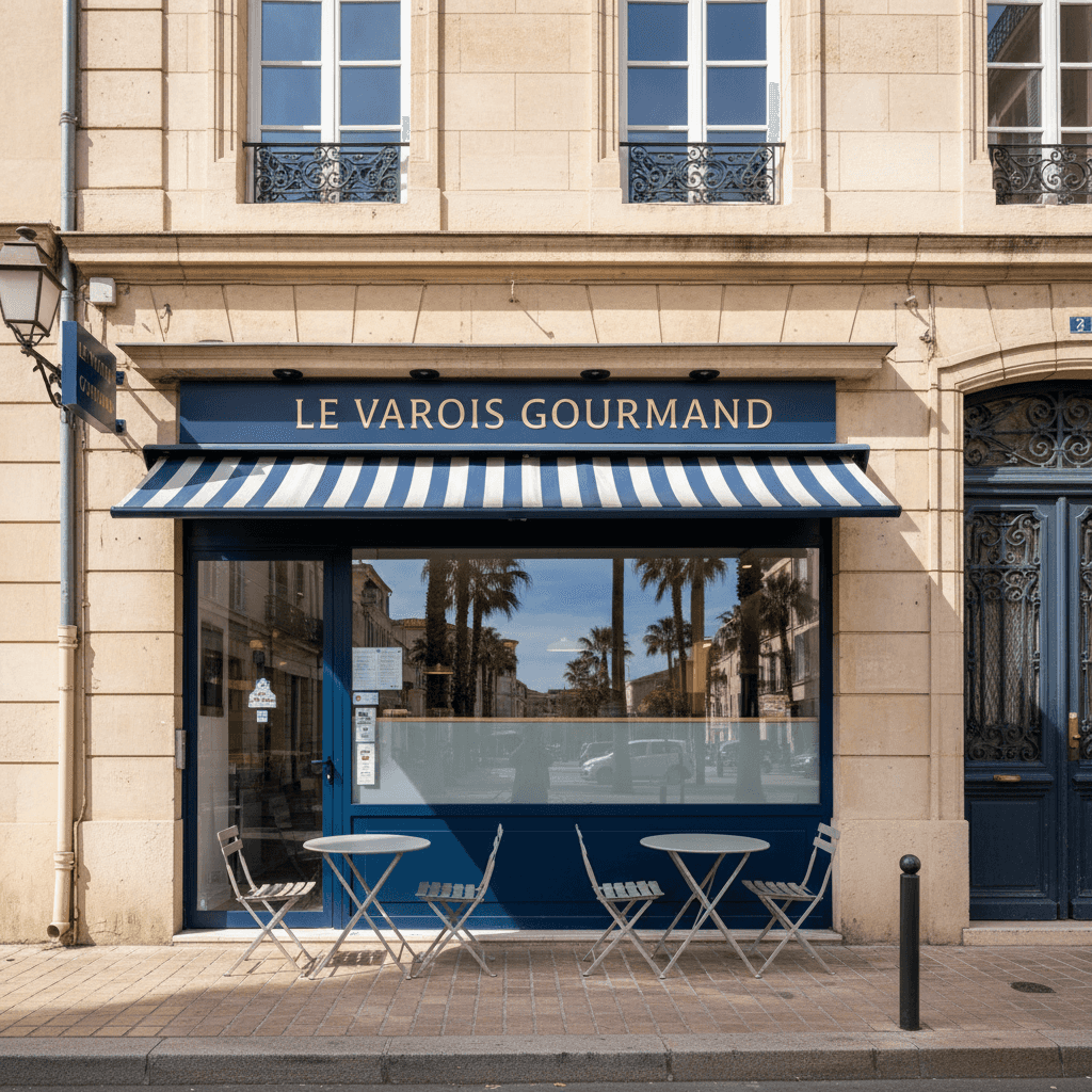 Fast-food à Toulon : terrasse - licence IV