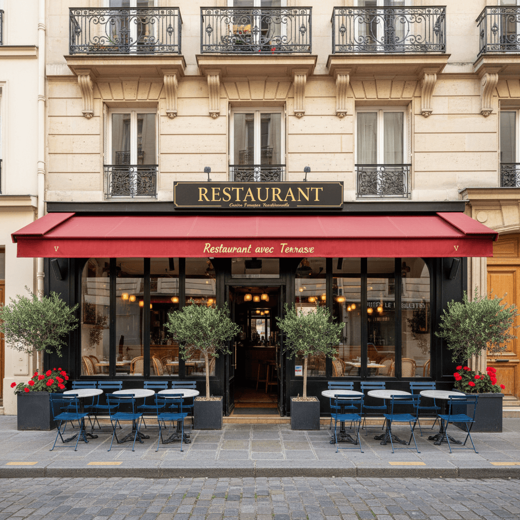 Restaurant avec Terrasse au Cœur de Paris