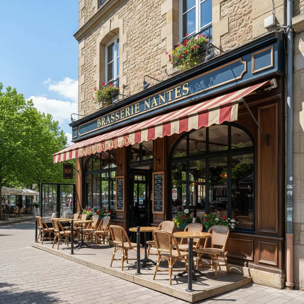 Bar-brasserie à Nantes : terrasse - licence IV