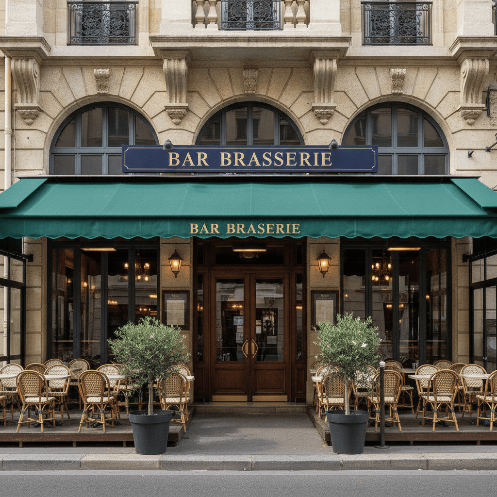 Bar-brasserie 210m² à Marseille : terrasse - licence IV