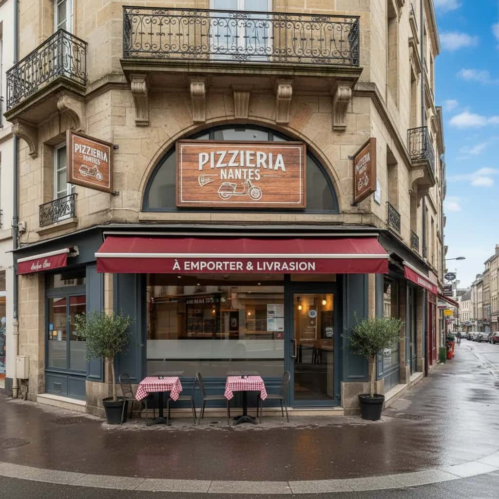 Fast-food 100m² à Nantes : terrasse - licence IV