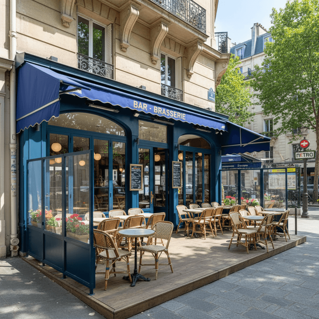 Bar-Brasserie avec Terrasse au Cœur de Paris