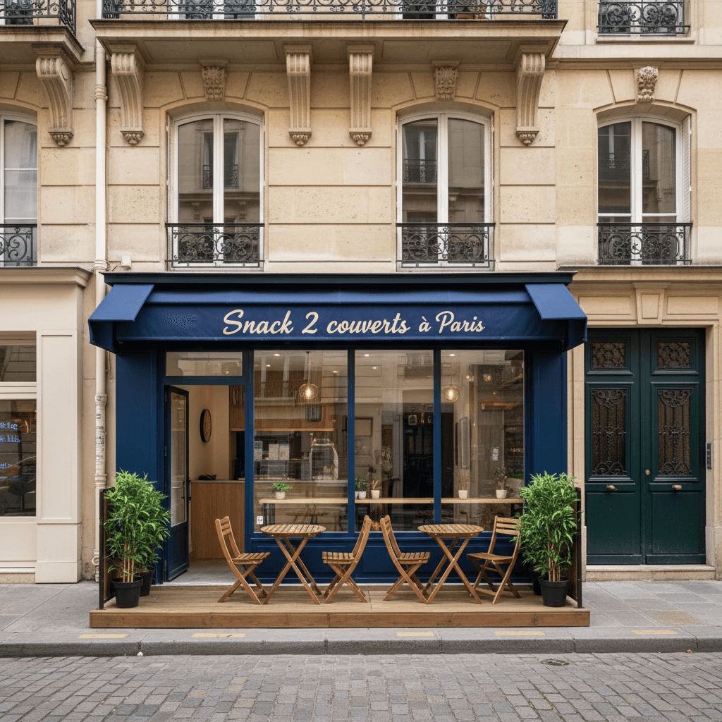 Snack 2 couverts à Paris