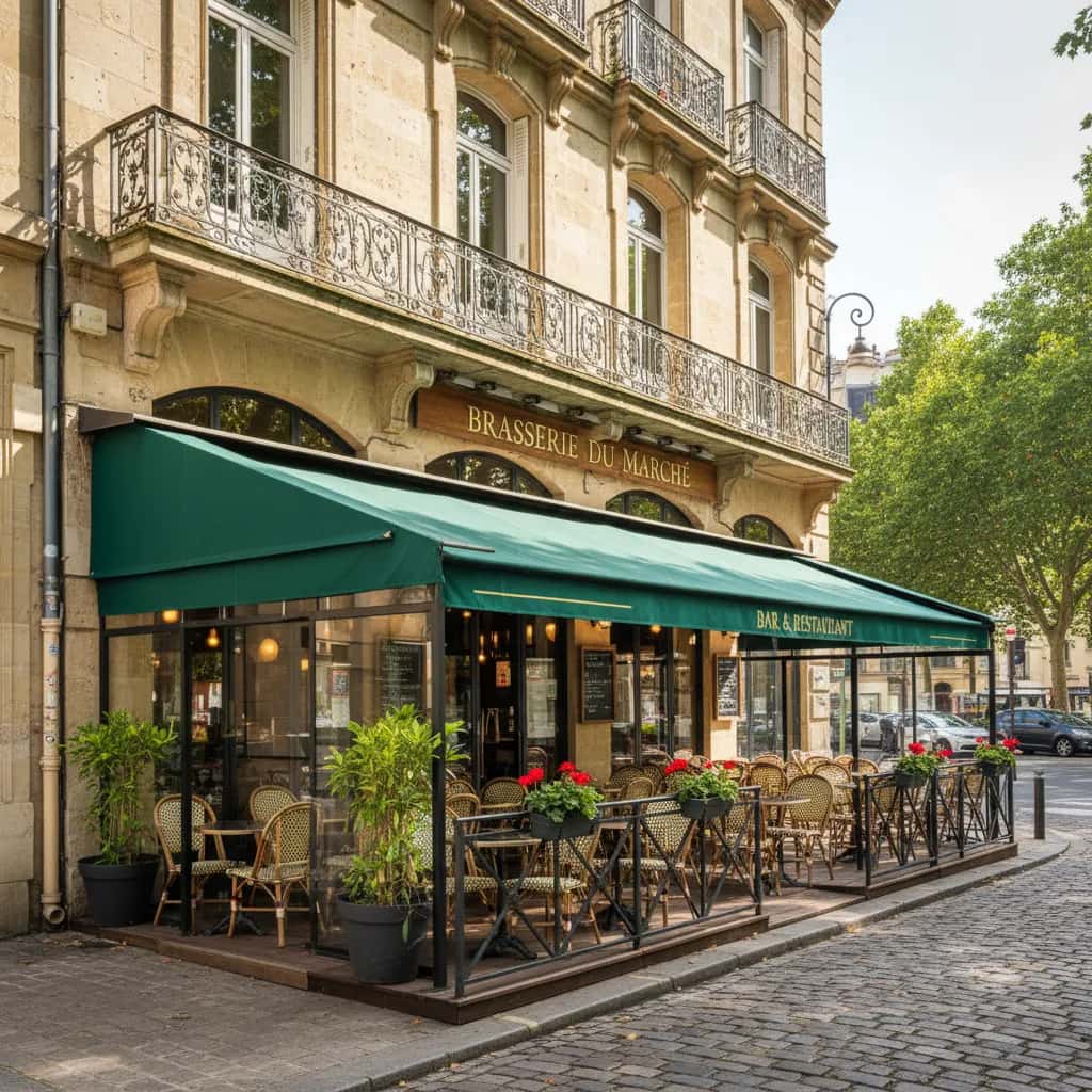Bar-brasserie à Bordeaux : terrasse - licence IV