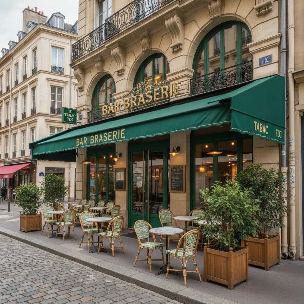 Bar-brasserie 120m² à Lyon : terrasse - licence IV