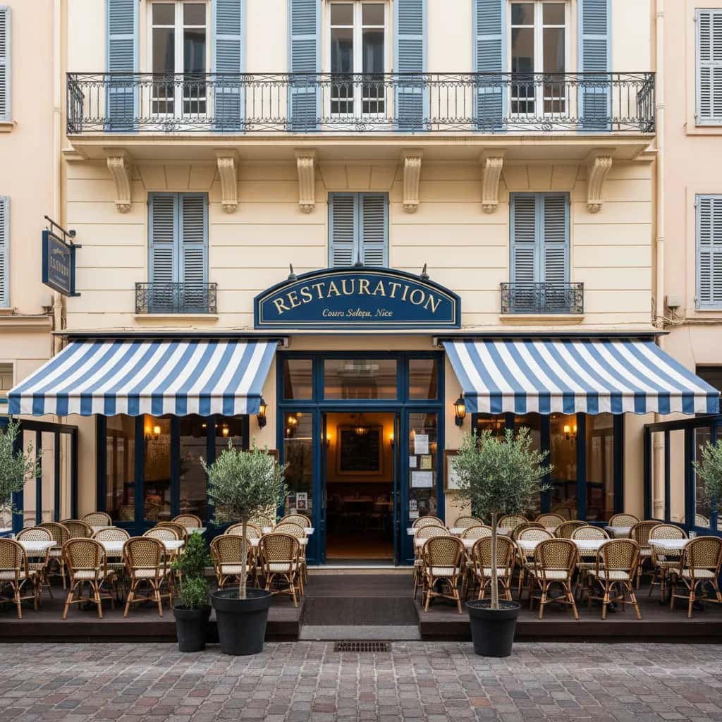 Restaurant 160m² à Nice : terrasse - licence IV
